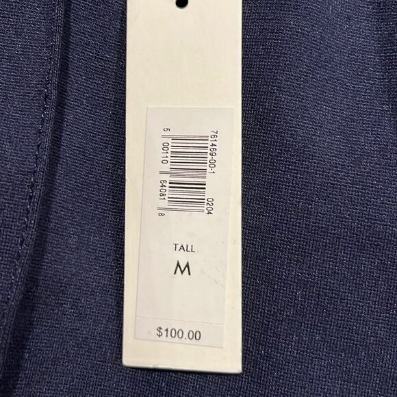 NWT Banana Republic Stretch-Ponte Crop Navy Flare Pant Size Medium-Tall - Picture 4 of 9